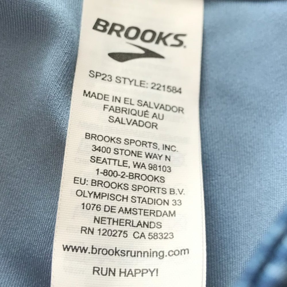 BROOKS Running Spandex Shorts Cycling Bicycle Spin Size Women's XS. Blue with S - Picture 6 of 15